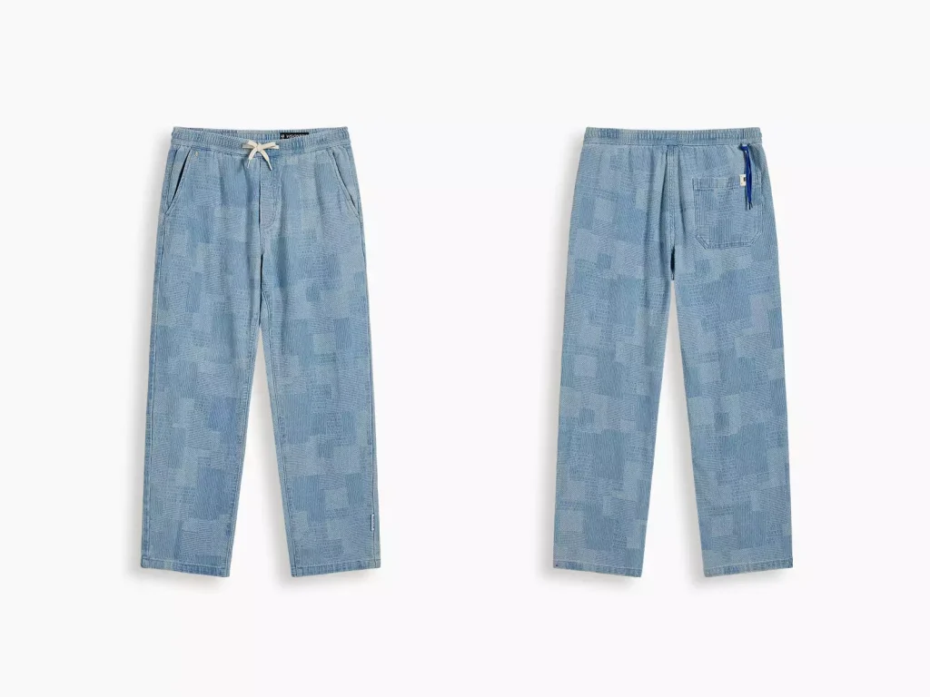 Patchwork denim pants manufacturer overview, style 4164556