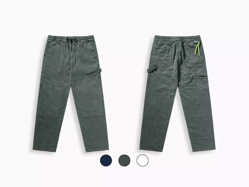 Textured cargo pants manufacturer overview, style 4164568