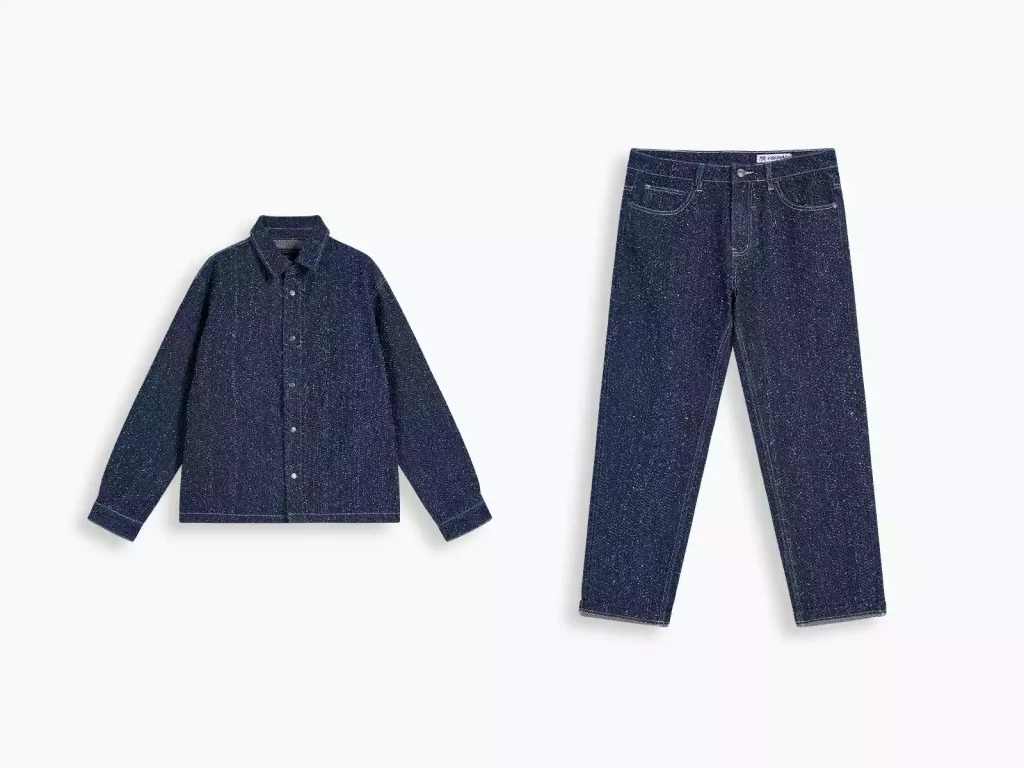 Men's jacquard denim set manufacturer overview, style 4264551