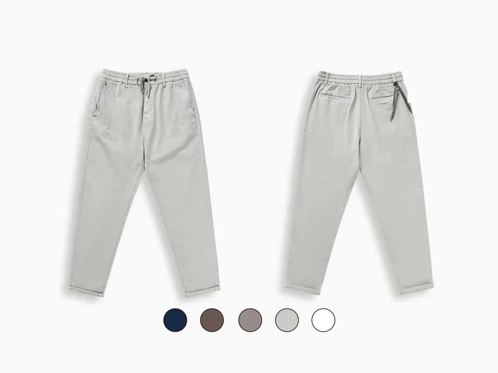 Textured drawstring pants manufacturer overview, style 4264552