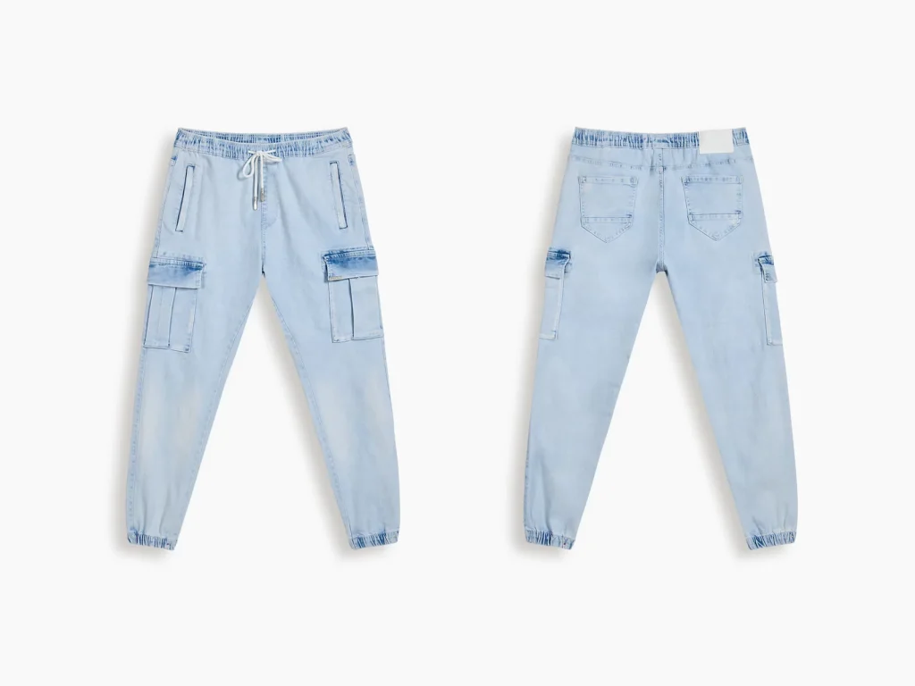 Cargo jogger jeans manufacturer overview, style 4E813