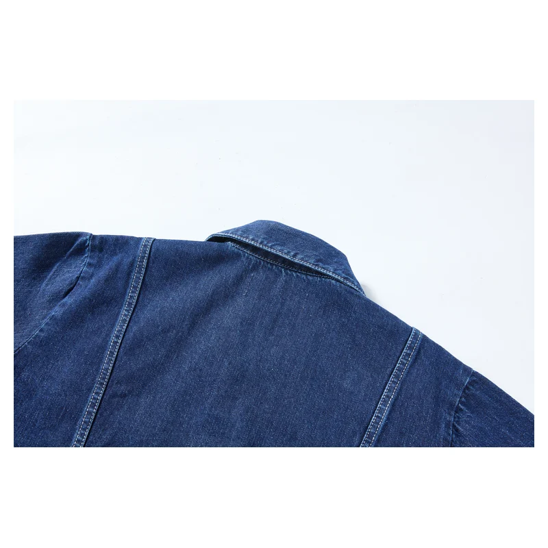 Women’s Dark-Wash Cropped Shirt and Denim Skort Set product view 6, style 58013