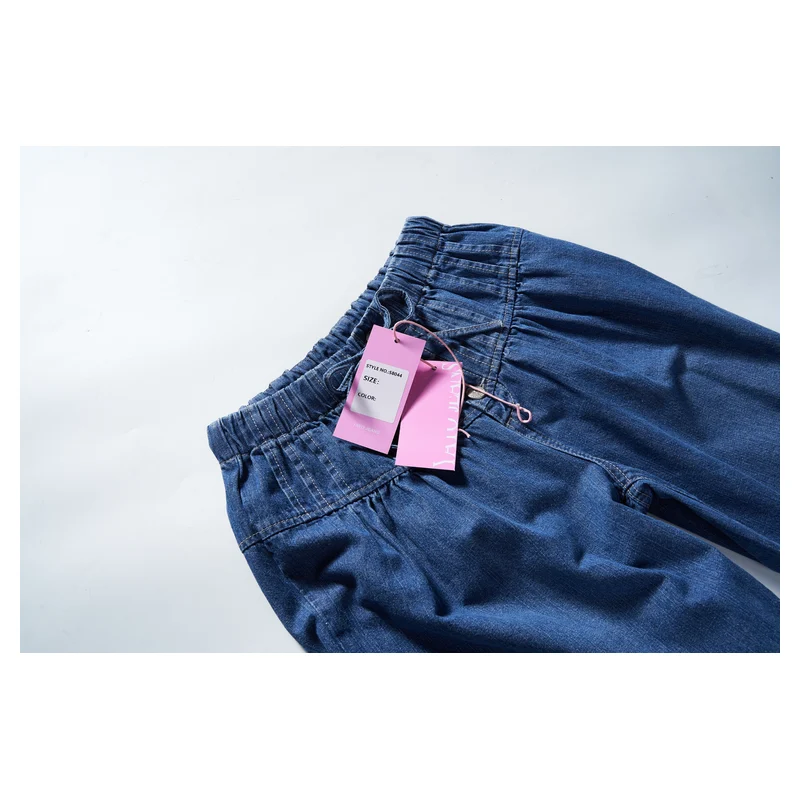 Women’s Tencel Drawstring Denim Culottes product view 3, style 58044