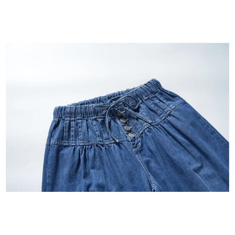 Women’s Tencel Drawstring Denim Culottes product view 4, style 58044