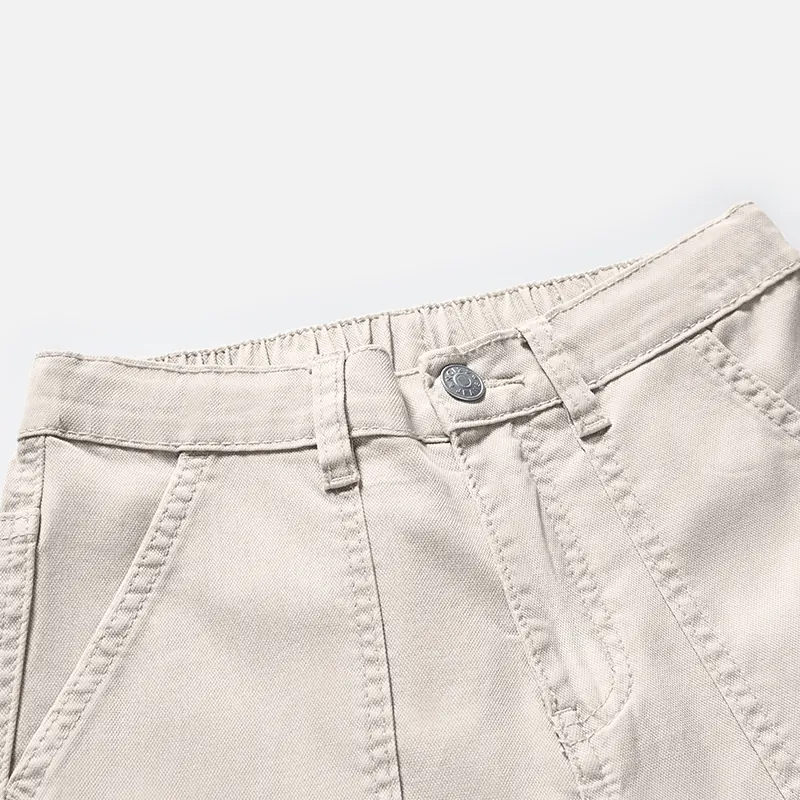 kids-beige-stretch-denim-cargo-joggers-2e807-front-waist-detail