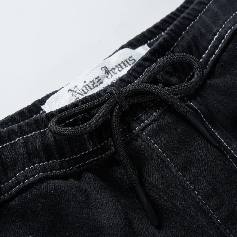 kids-black-contrast-stitch-denim-cargo-joggers-2d007-contrast-stitch-detail