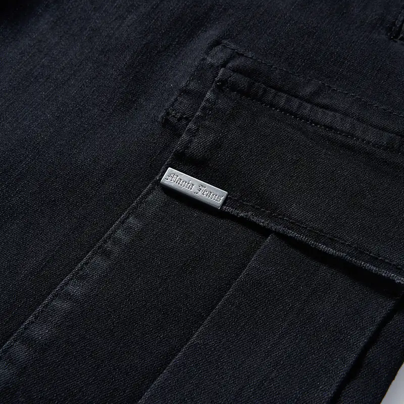 kids-black-stretch-denim-cargo-joggers-2e813-cargo-pocket-detail
