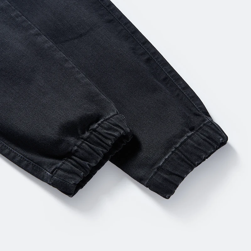 kids-black-stretch-denim-cargo-joggers-2e813-elastic-cuff-detail