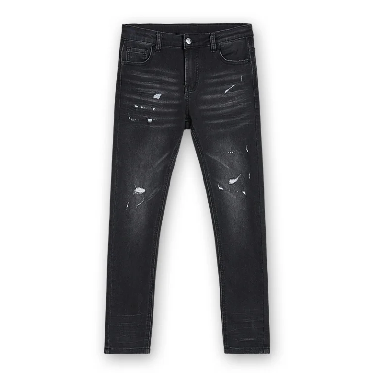 kids-black-whisker-wash-distressed-slim-jeans-s26wjkj105-front