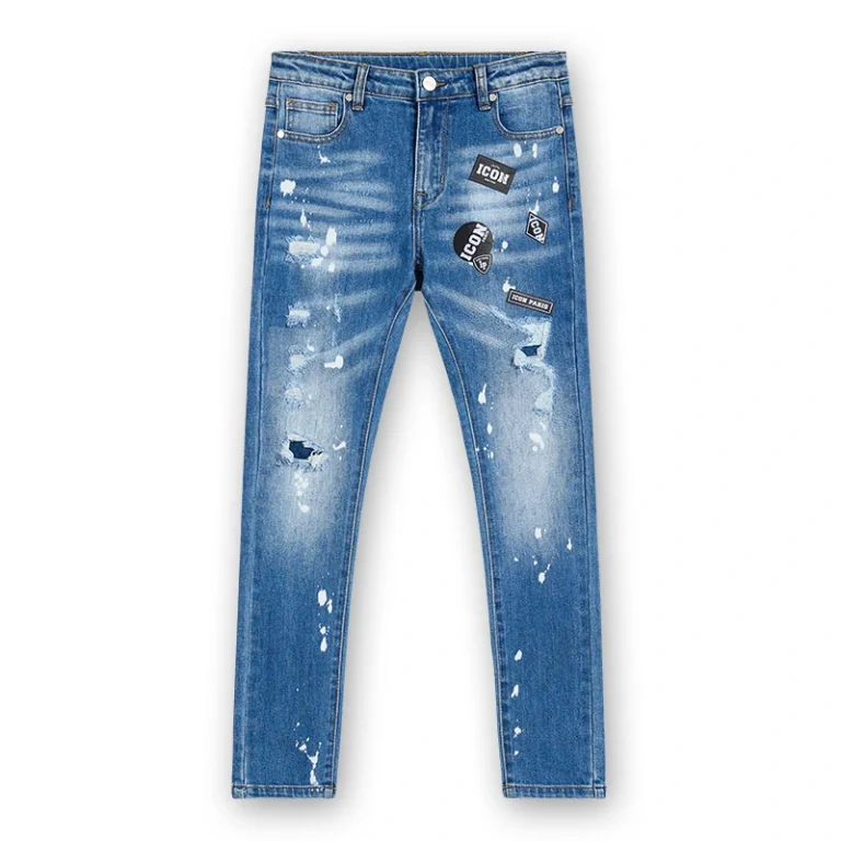 kids-blue-paint-splatter-distressed-slim-jeans-s26ipkj101-front