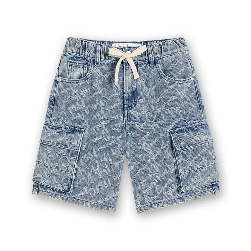 kids-letter-jacquard-denim-cargo-bermuda-shorts-2e312-front