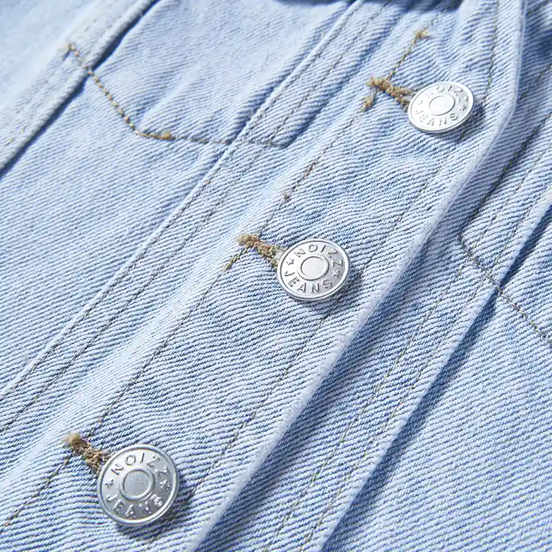 kids-light-wash-denim-vest-shorts-set-7e739-button-placket-detail