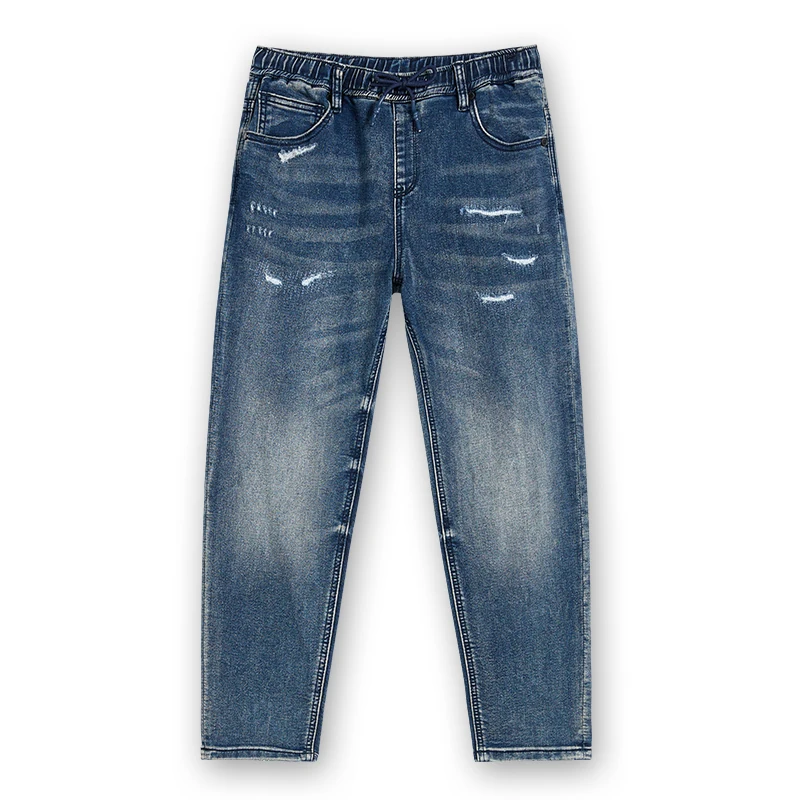 kids-mid-wash-distressed-drawstring-jeans-s26wkj101-blue-front