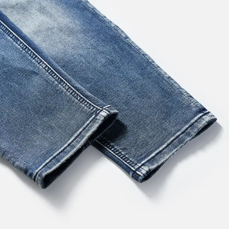 kids-mid-wash-distressed-drawstring-jeans-s26wkj101-blue-straight-leg-detail