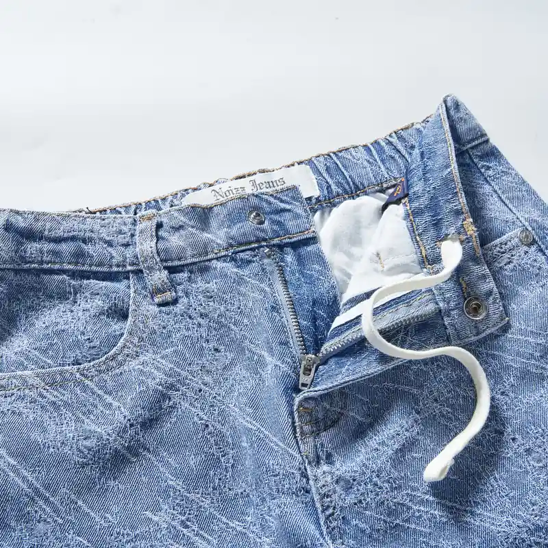 kids-snow-wash-cargo-straight-leg-jeans-2e001-drawstring-waist-detail