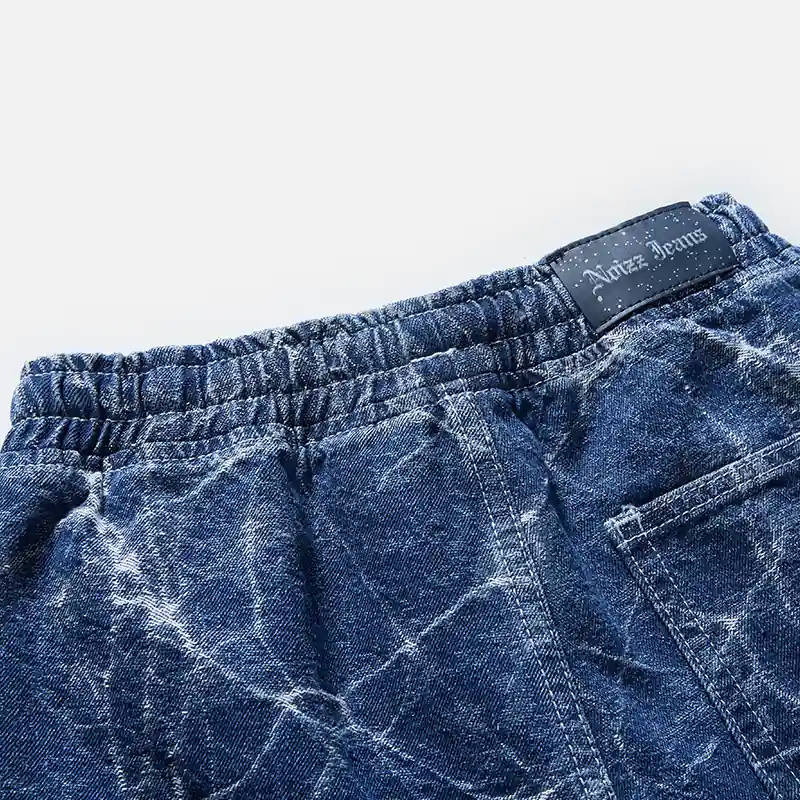 kids-snow-wash-graphic-print-denim-shorts-2e300-back-pocket-detail