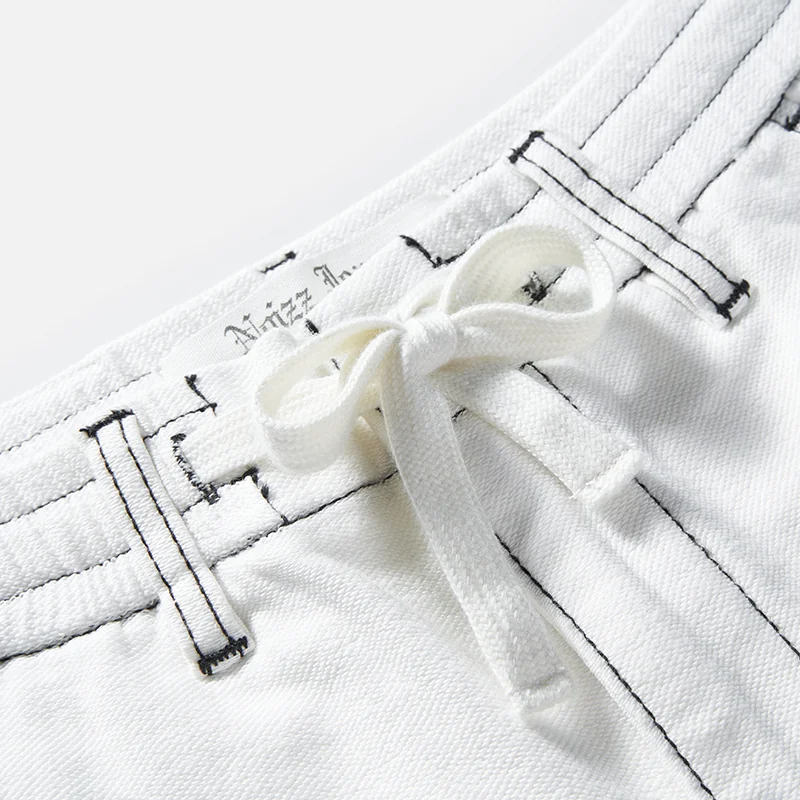 kids-white-contrast-stitch-denim-cargo-joggers-2e019-drawstring-waist-detail