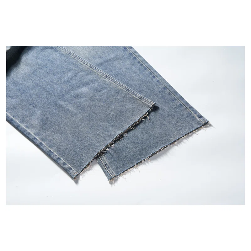 Women’s Vintage-Wash Drawstring Wide-Leg Jeans product view 6, style LC71163-01
