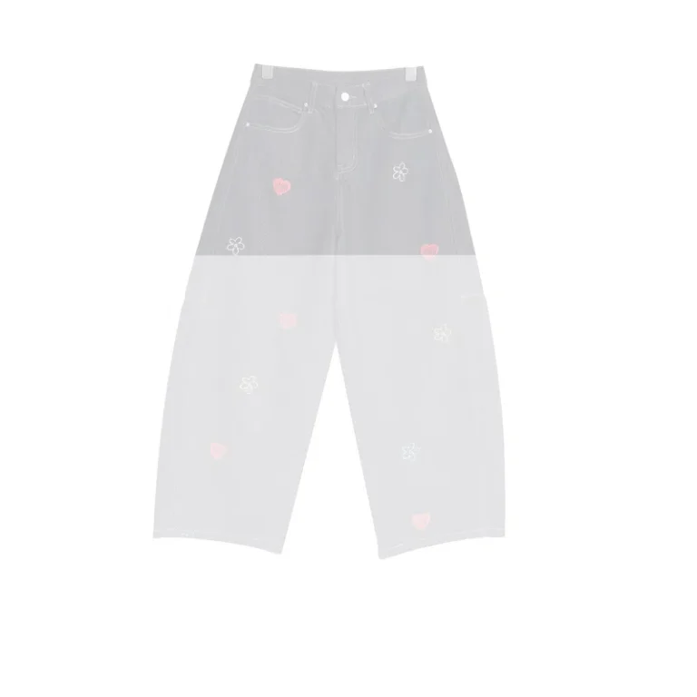 Women’s Dark-Raw Embroidered Cropped Wide-Leg Jeans product view 1, style Lucas002
