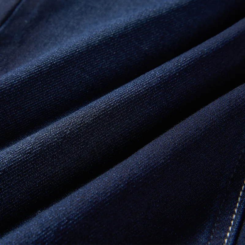 Dark indigo washed denim texture detail for style 68010