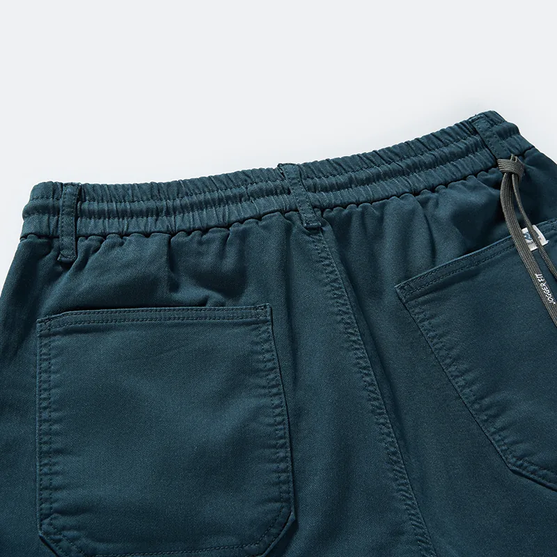 Back elastic waistband and patch pocket detail, style 4264553