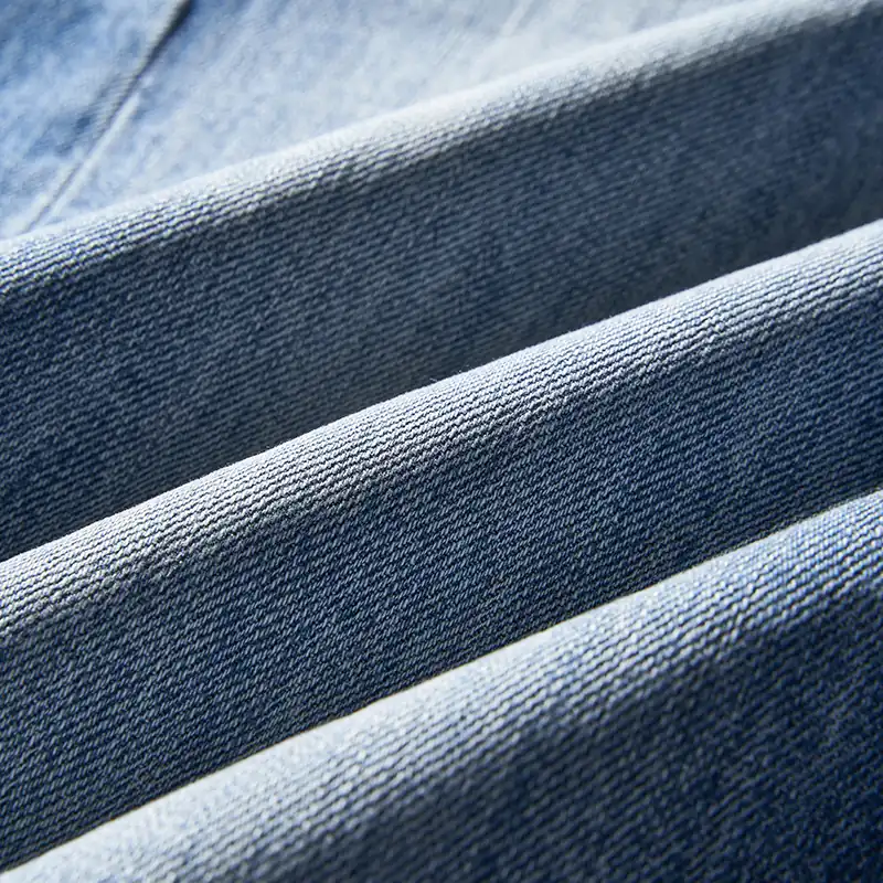 Vintage medium-blue denim texture detail for women's jeans style 58006